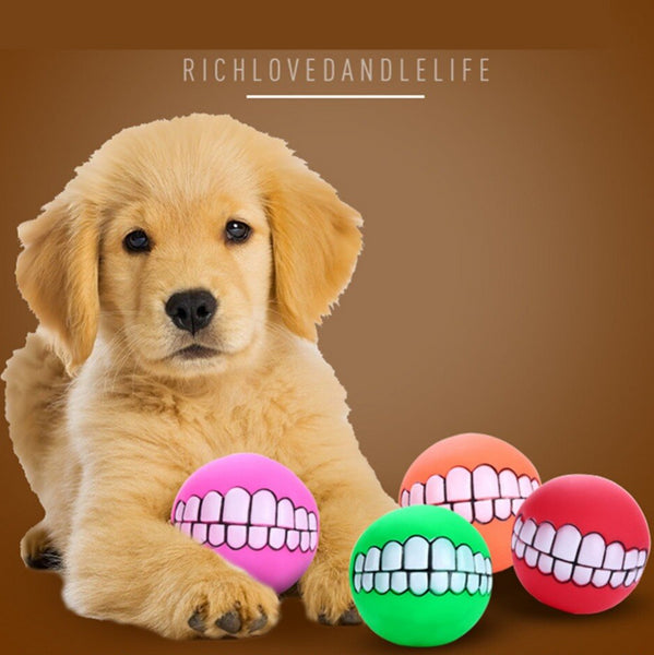 Teeth Pet Toy Ball